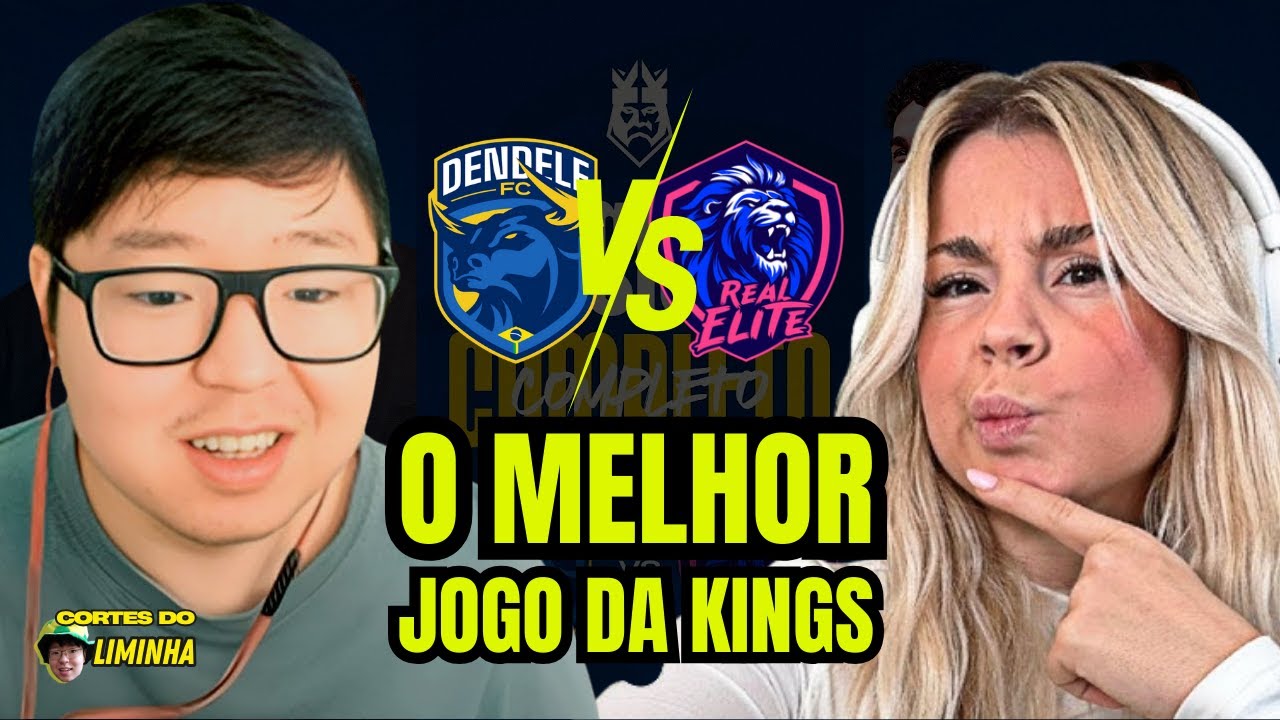 LIMINHA E CHINI REAGEM E COMENTAM A DENDELE VS REAL ELITE - CENTRAL DA KINGS LEAGUE