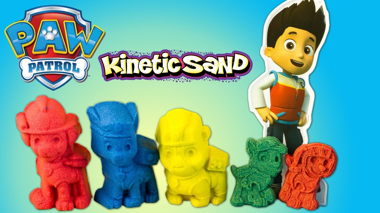 Pat Patrouille Sable Magique Grande Vallée Paw Patrol Kinetic Sand Patrulla Canina Toy Review Jouet