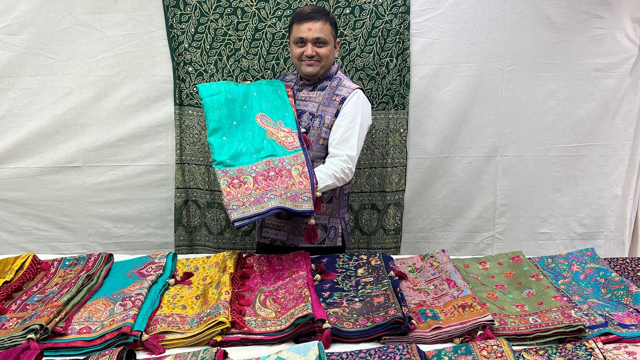 Pashmina Silk Saree with Handwork| Premium Silk Saree Collection| Designer Pashmina Saree
