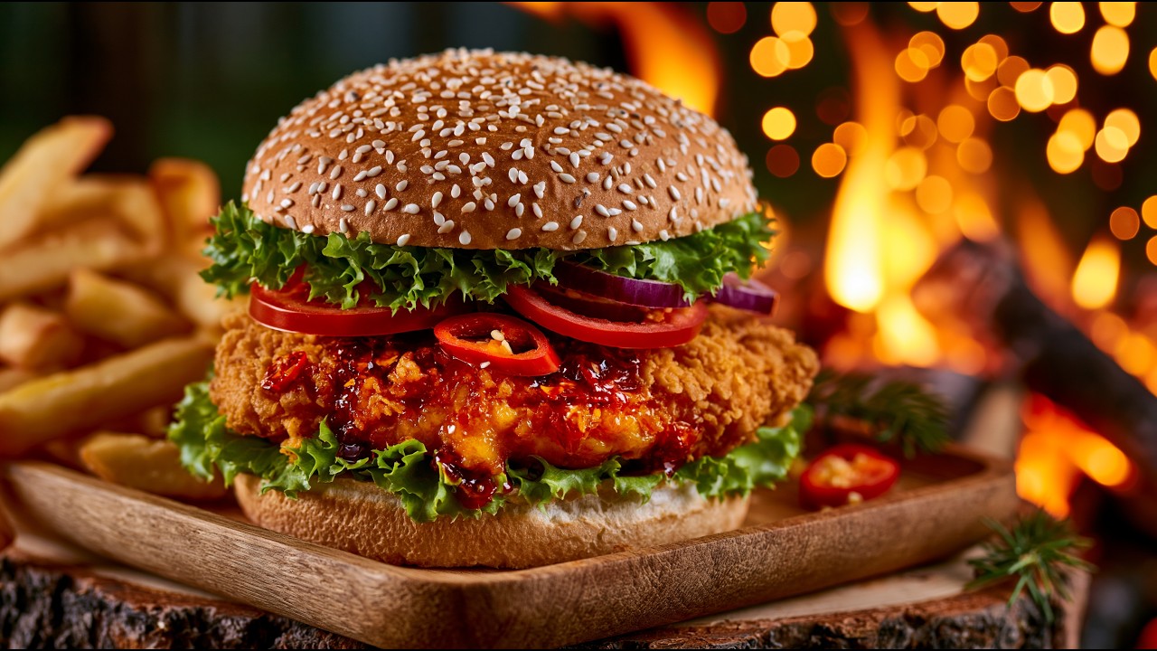 We Made a BETTER Zinger Burger Than KFC! 🍔🔥