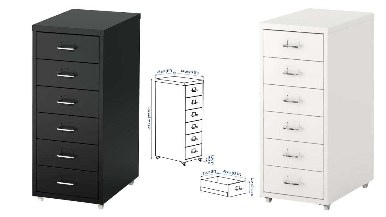Ikea HELMER Drawer Office Unit Assembly