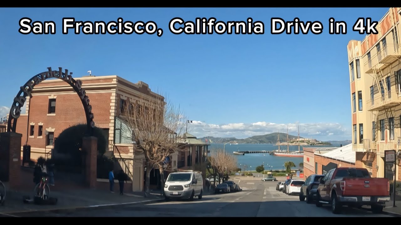 San Francisco, California Drive in 4k | 12:45pm daytime drive