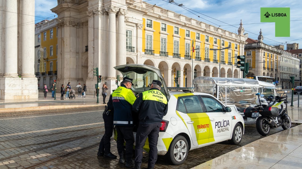 Operação Trenó | Fiscalização Rodoviária na Baixa de Lisboa 👮🛷