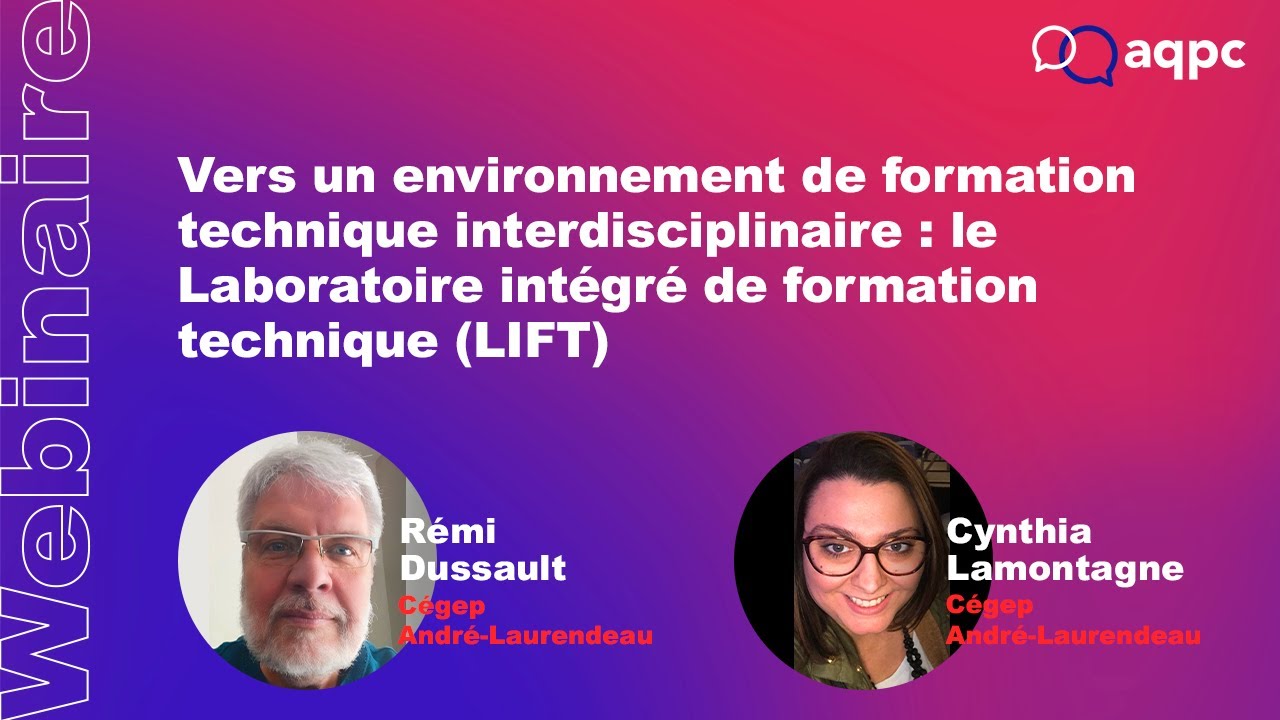 Vers un environnement de formation technique interdisciplinaire