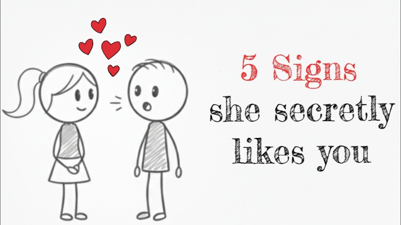5 Signs She Secretly Likes You ❤️ (Don’t Miss These Hidden Clues!)