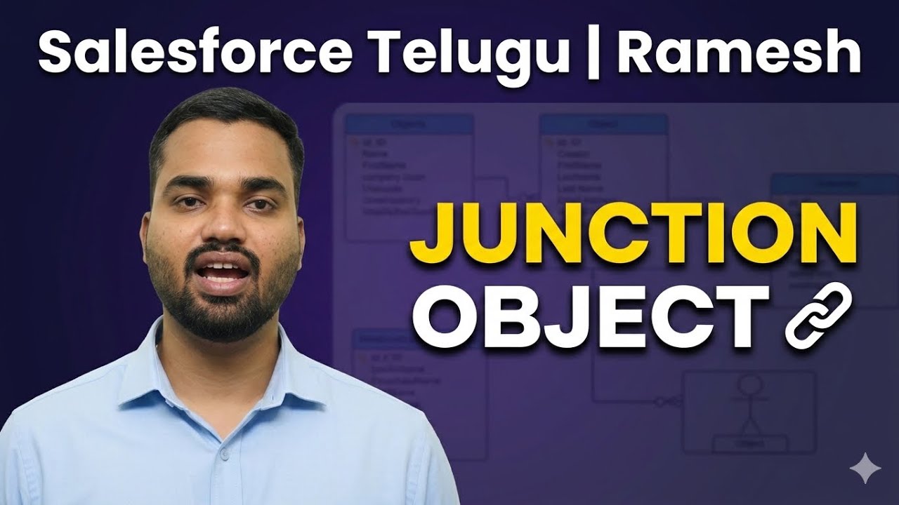 Salesforce Junction Object Explained 🔥 | Many-to-Many Relationship | Telugu