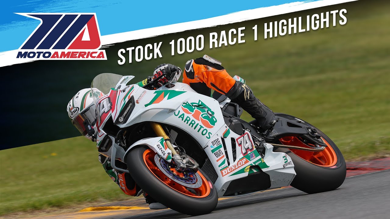 Stock 1000 Race 1 at Road America 2025 - HIGHLIGHTS | MotoAmerica