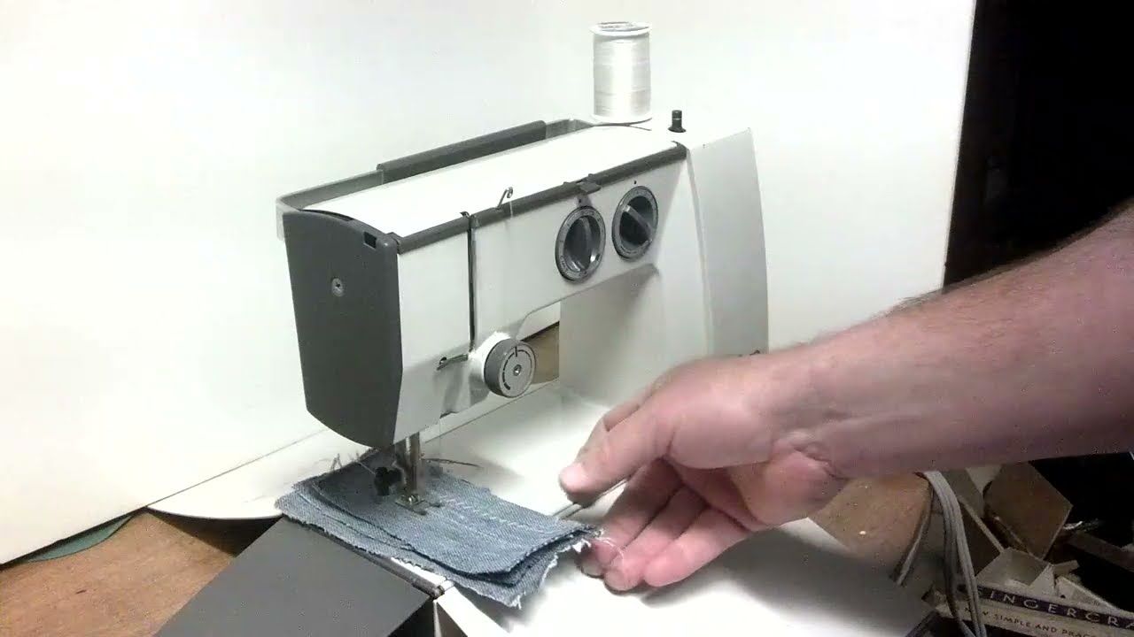 Vintage Elna Lotus Zig Zag Portable Sewing Machine F511819