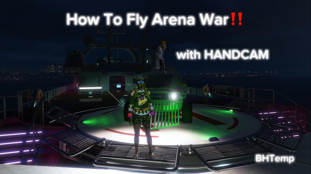 How To Fly Arena War Vehicles *Handcam* (GTA 5 Online)