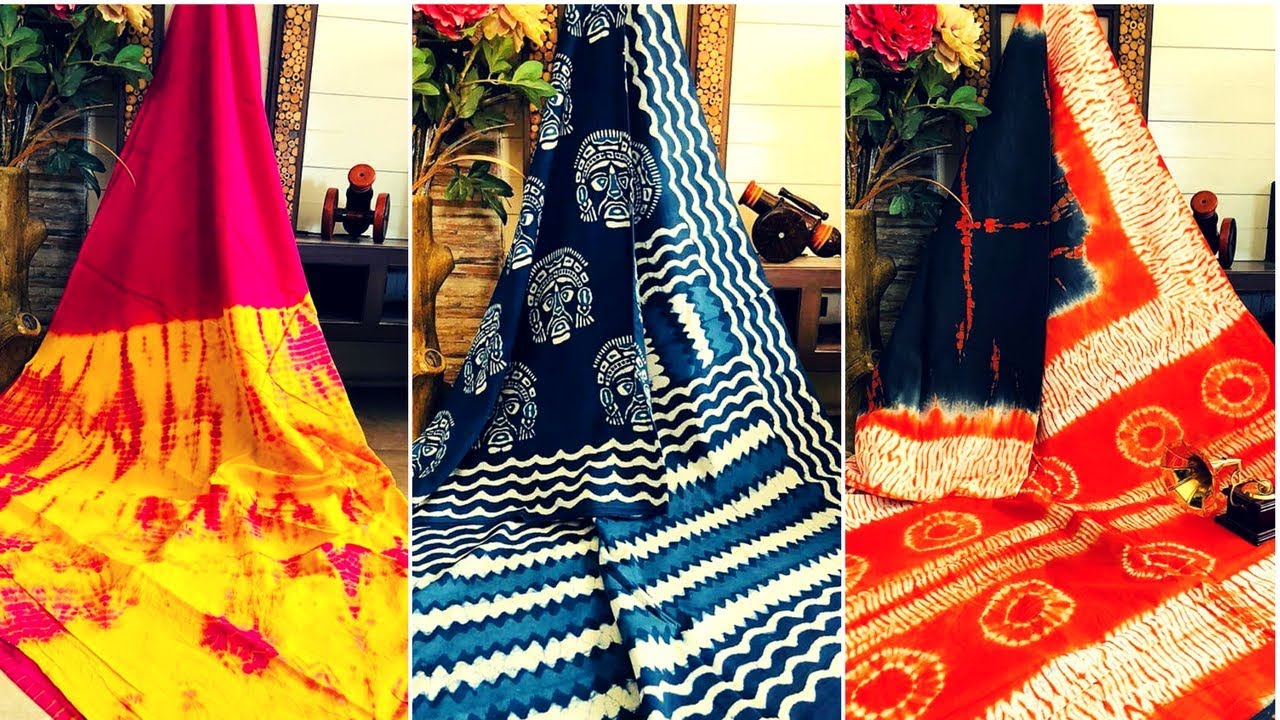 Latest Bagru Saree With Price,Bagru Saree With Price