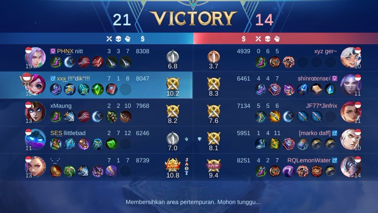 Cuma kalah di Gold nya aja...!!! Nana Build up mlbb gameplay Indonesia 
