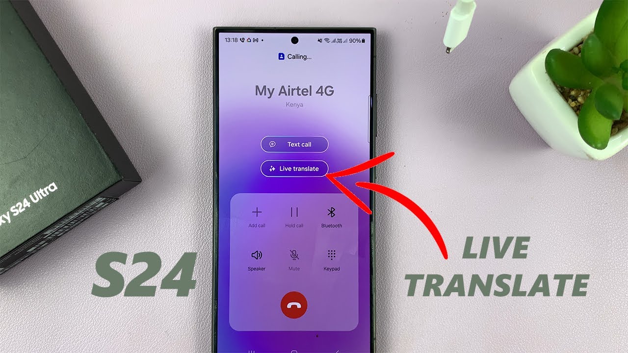 Как настроить функцию живого перевода на Samsung Galaxy S24 / S24 / S24 Ultra