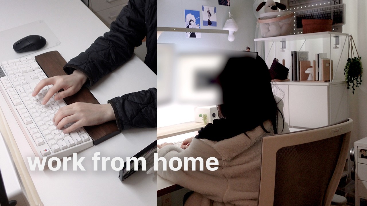 vlog, 전화가 무서운 재택근무 직장인 디자이너 브이로그📱 | 온라인 사주 보기, 명절요리,  셀프 눈썹 염색하기