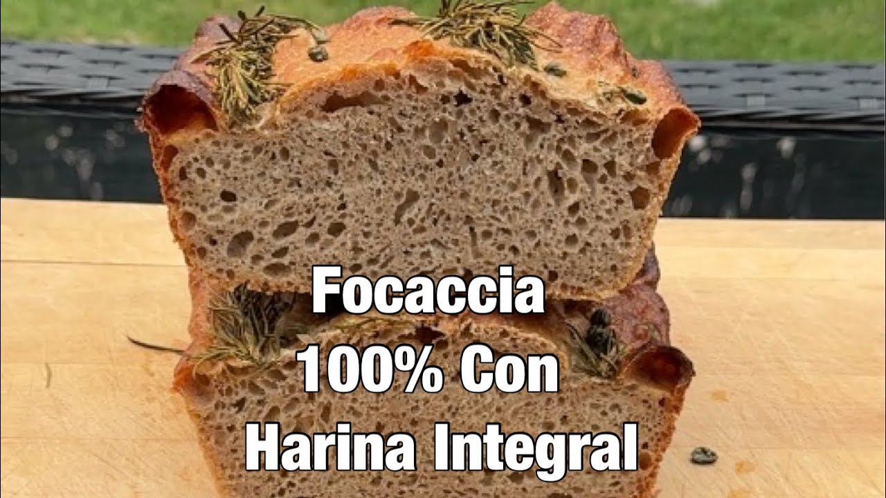 Cómo Hacer Focaccia De Masa Madre Con Harina Integral?