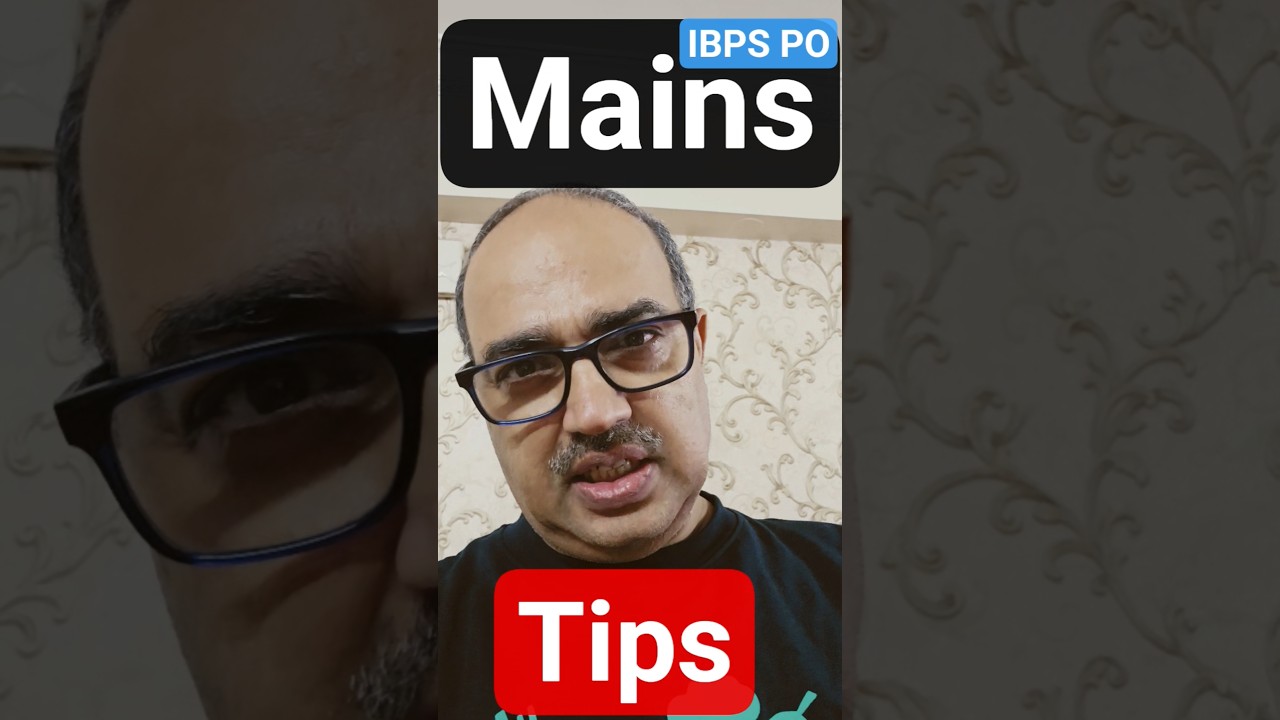 IBPS PO Mains 2025 | Exam Hall Strategy 🎯 Score 75+ | Amar Sir