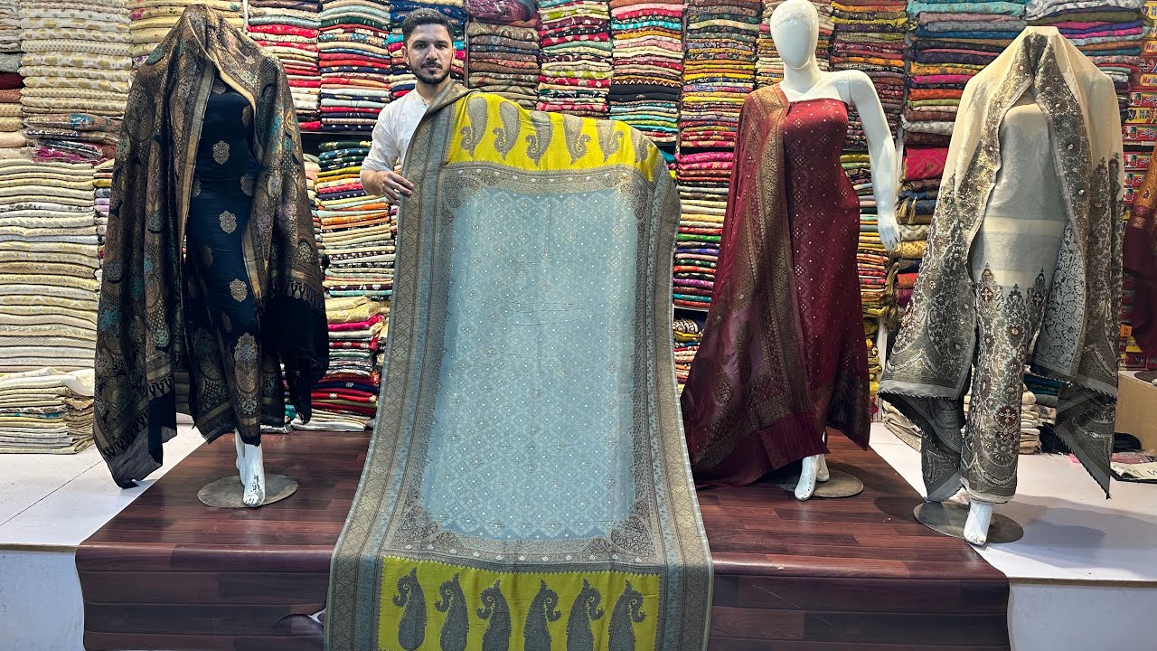 Pure mesuri BANARSI | hand work BANARSI | pure shamose silk