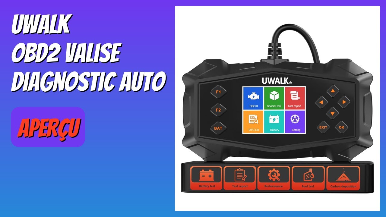 AVIS (2026): UWALK OBD2 Valise Diagnostic Auto. D&Eacute;TAILS