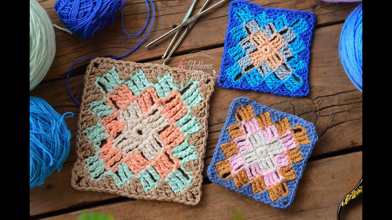 ( Granny escalonado ) Paso a paso en crochet