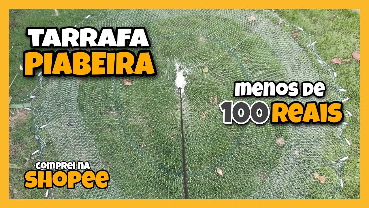 NÃO COMPRE UMA TARRAFA PIABEIRA ANTES DE VÊ ESSE VÍDEO, COMPREI NA SHOPEE