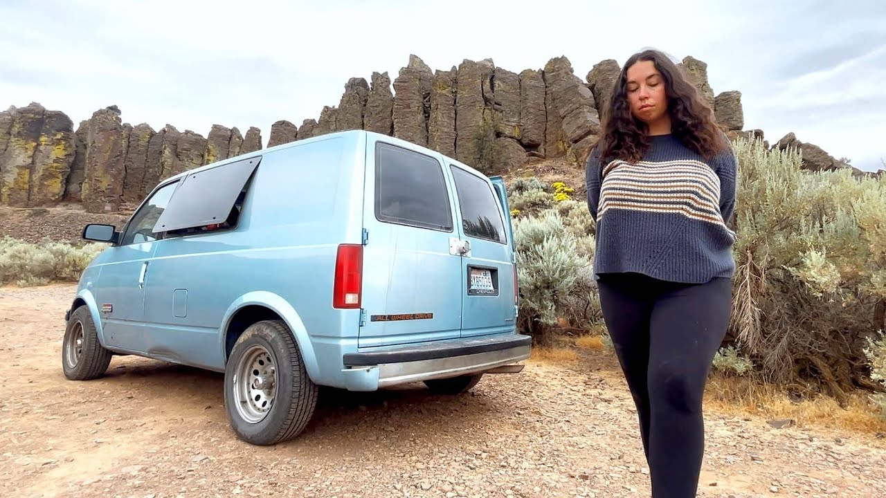 traveling 350 miles ALONE with a OVERLOADED van *VANLIFE reality check