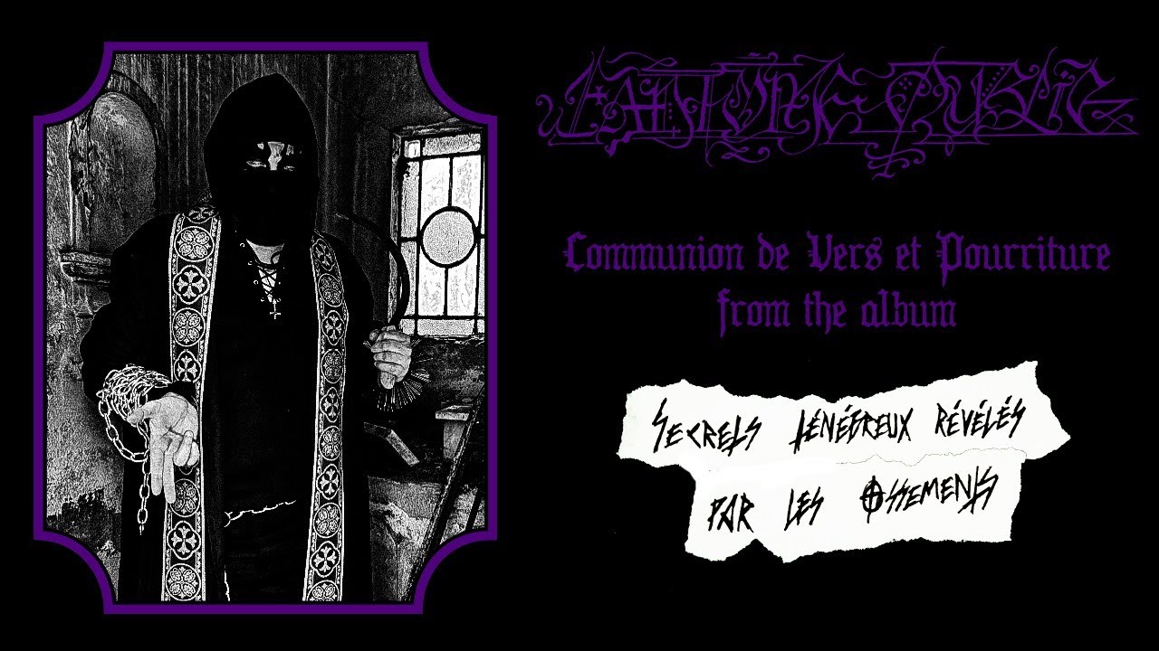 FANTOME OUBLIE - Communion de vers et pourriture (LYRIC VIDEO)