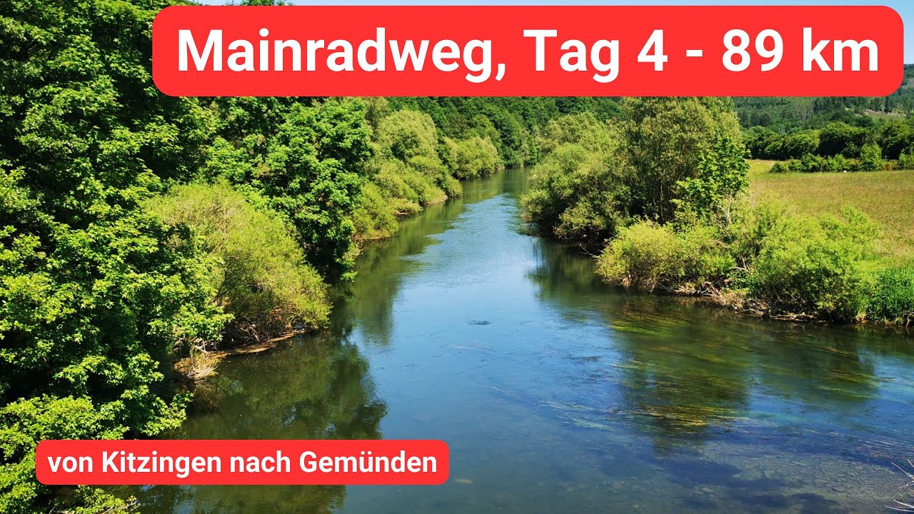 Main-Radweg, Tag 4 Kitzingen - Gemünden