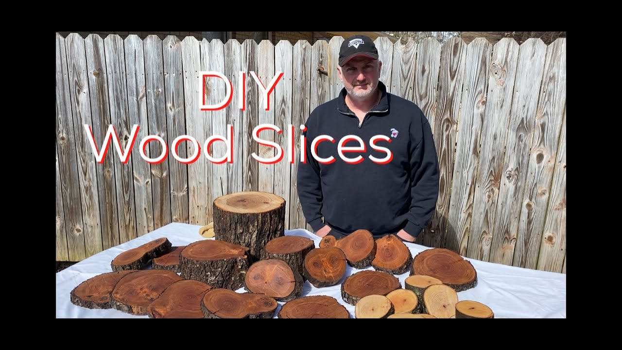 How to Make Wood Slices for Decorations - DIY