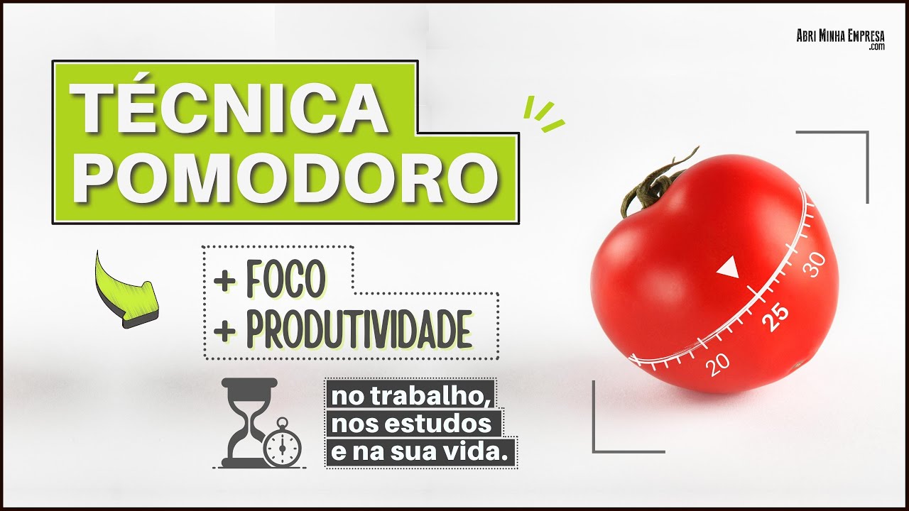 TÉCNICA POMODORO (Como Ter Foco e Produtividade Total no Trabalho e Estudos)