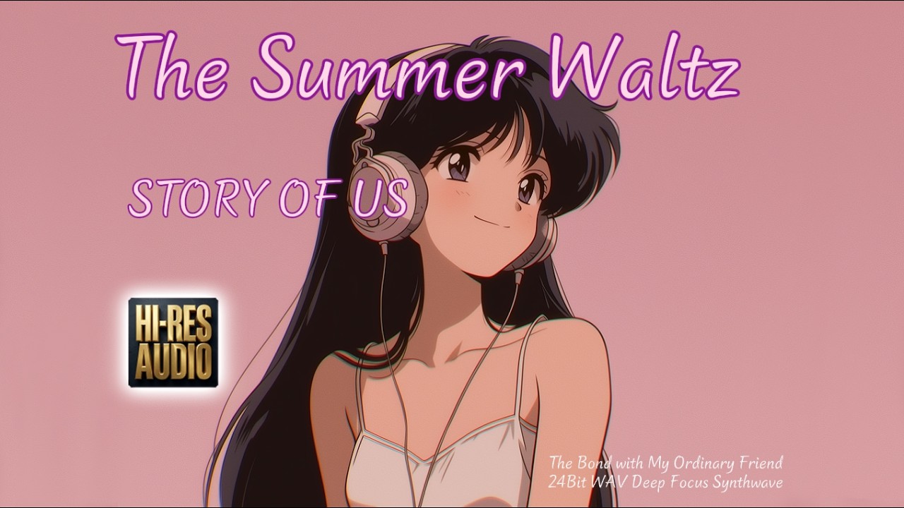 The Summer Waltz: The Bond with My Ordinary Friend | Synthwave | 4K WAV | Working/Gaming