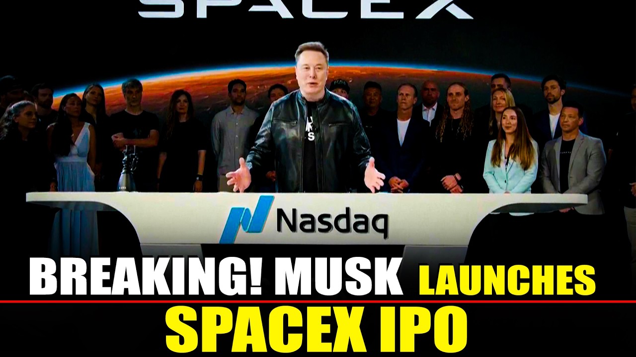 WATCH LIVE: Elon Musk's SpaceX debuts on the Nasdaq exchange | SpaceX IPO