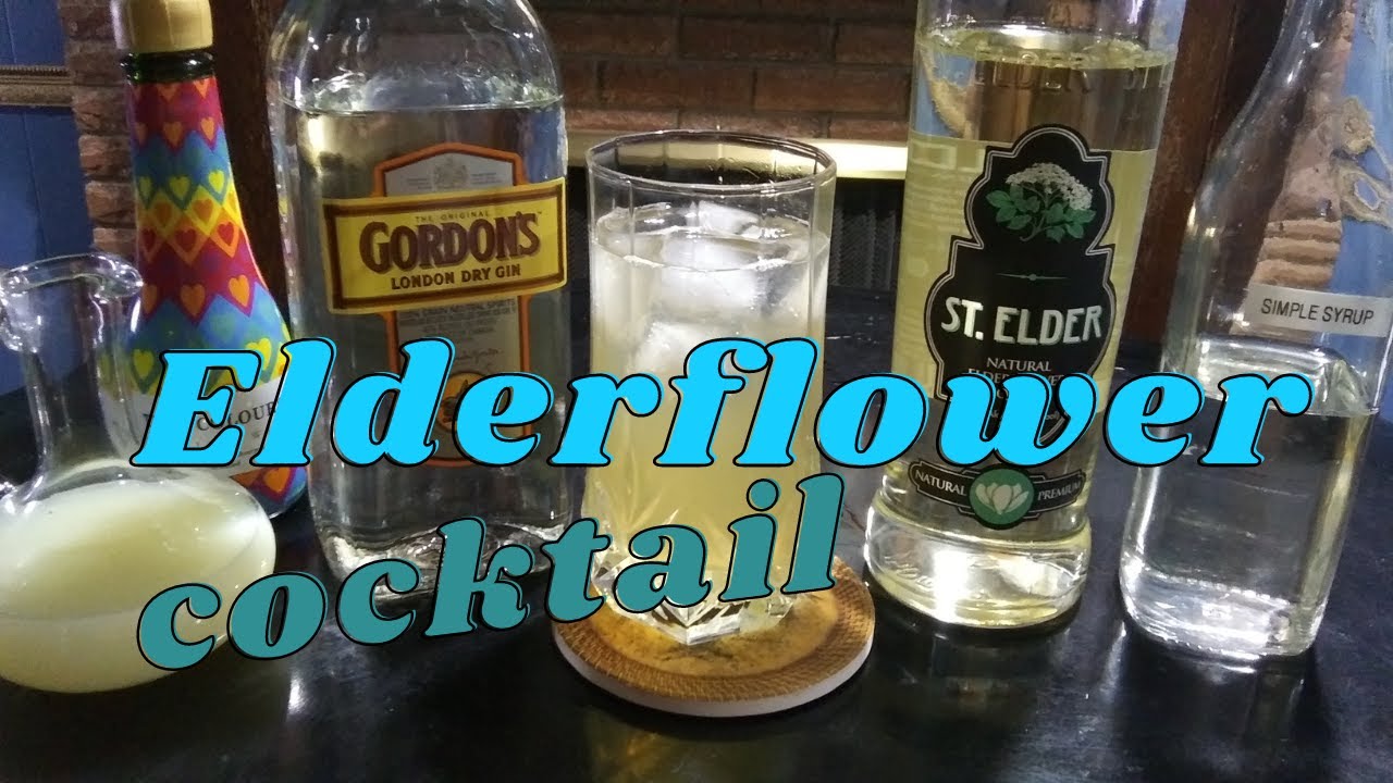 Easy Gin Cocktails - Make an Elderflower Cocktail
