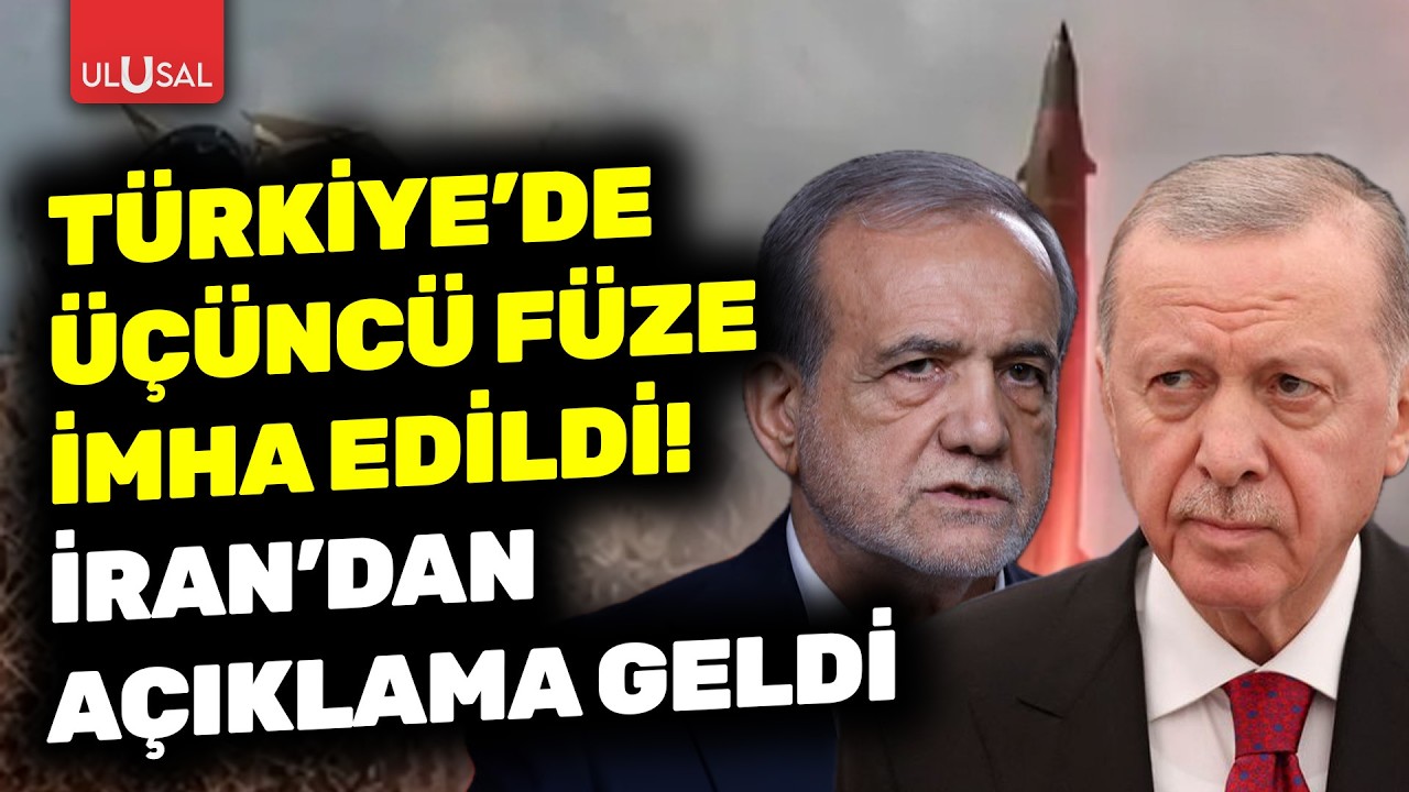 MSB açıkladı! Türk hava sahasında 3. füze imha edildi! İran'dan açıklama geldi