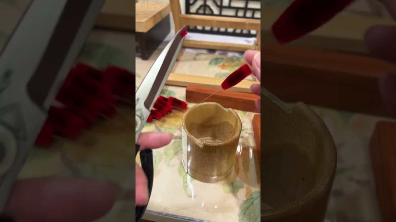 簡易絨花製作過程