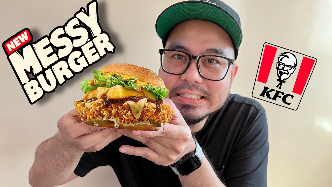 New Messy Burger @ KFC Oman | Burger Time Series | KFC Nizwa, Oman