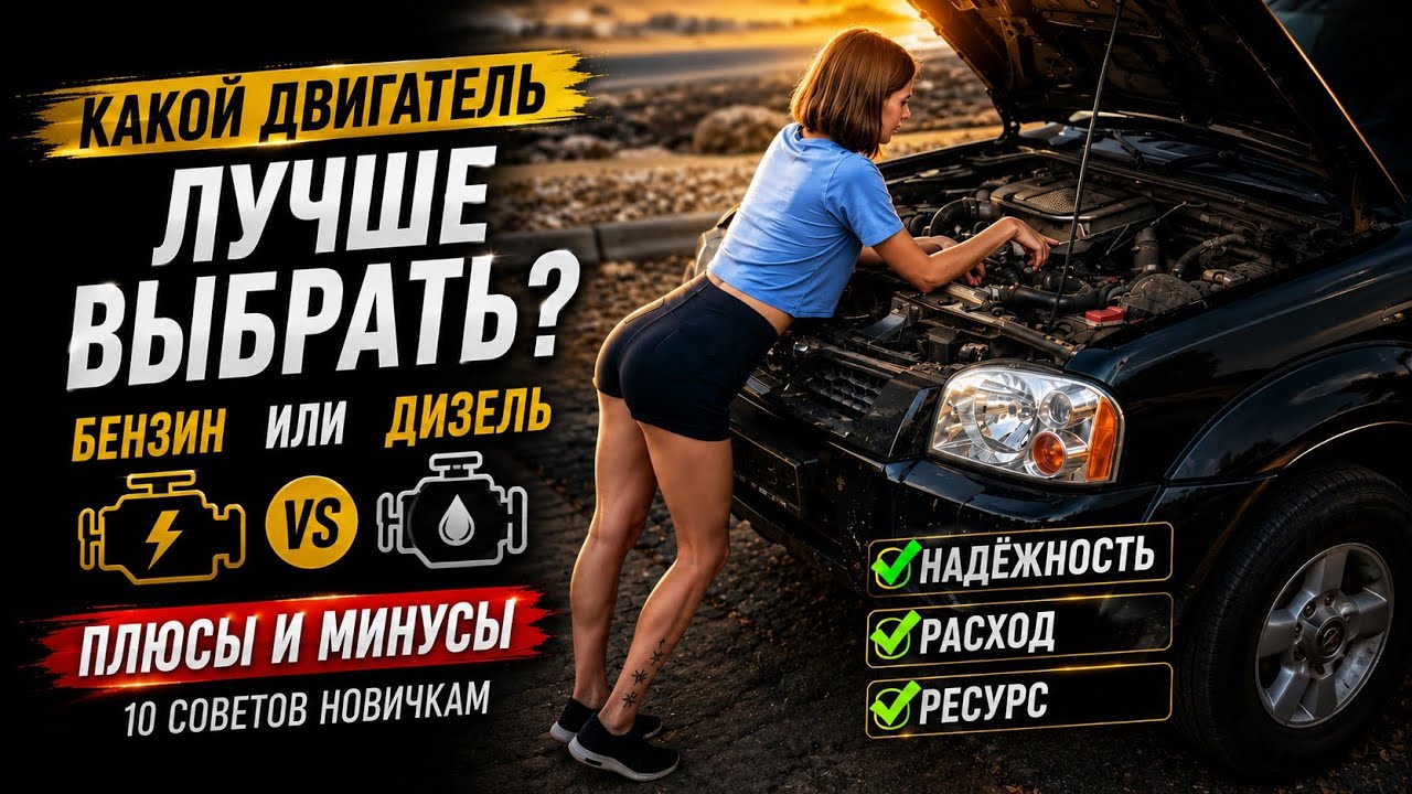 ⛽ С КАКИМ ДВИГАТЕЛЕМ ВЫБРАТЬ АВТОМОБИЛЬ? ⛽(Советы новичкам) | #НикитинЮрий.