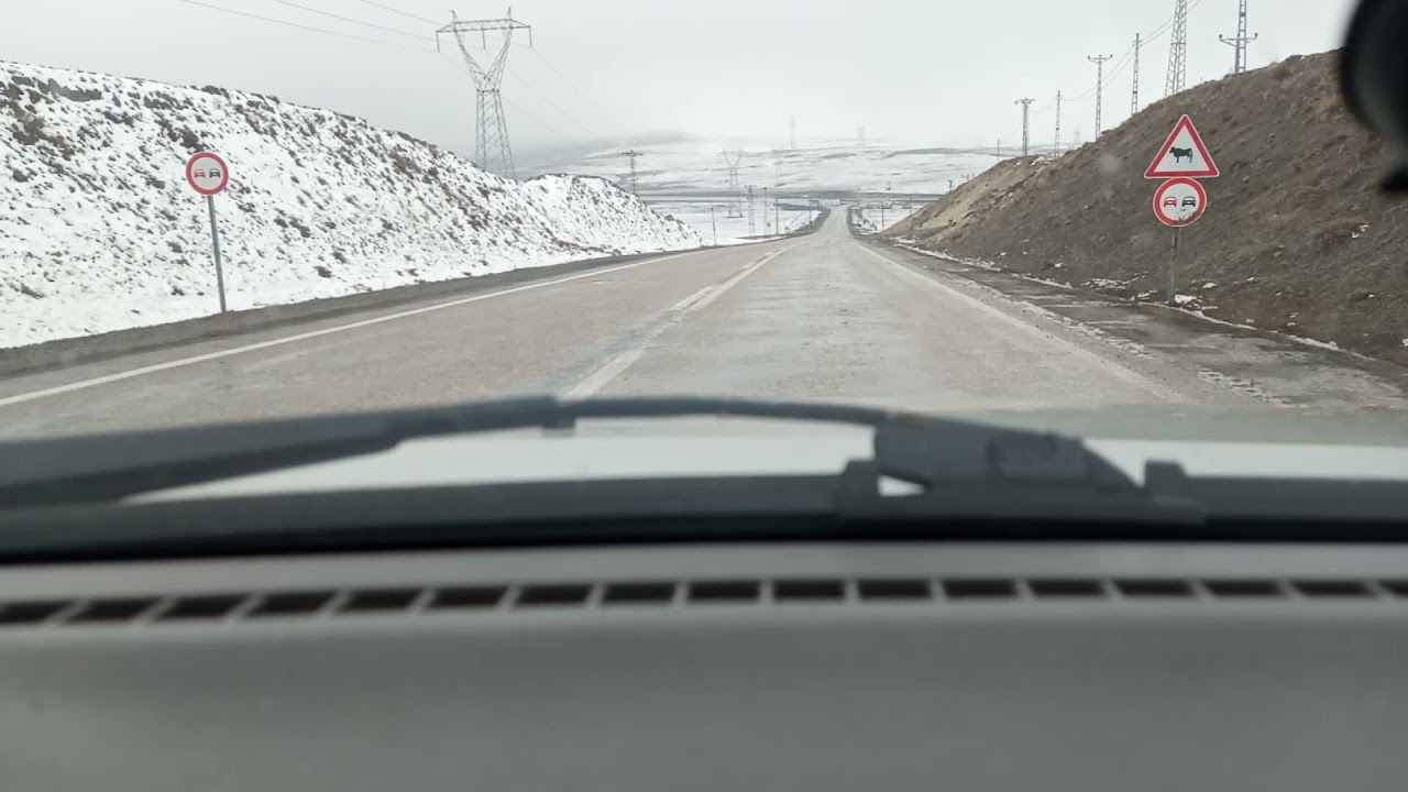 Erzurum'a yavaş yavaş kış geliyor