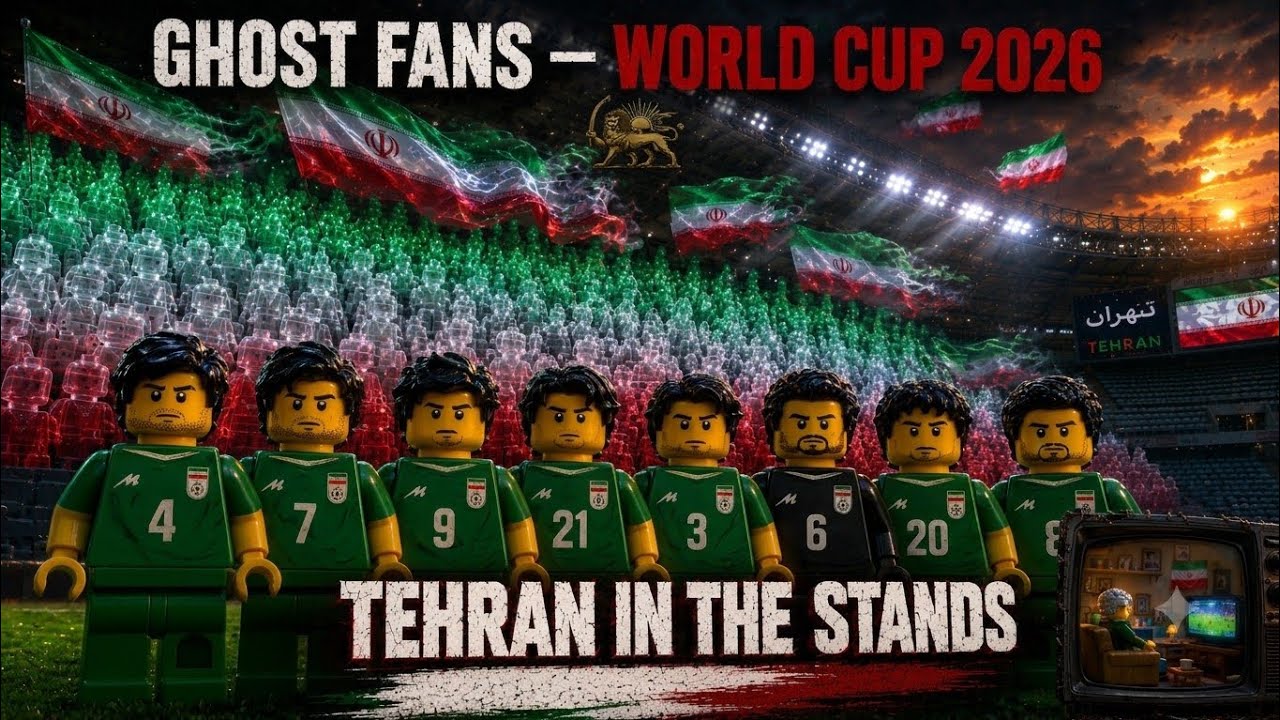 Tehran's Ghost Fans Watch Team Melli From Home &mdash; World Cup 2026 | New Iran Ai Lego video 