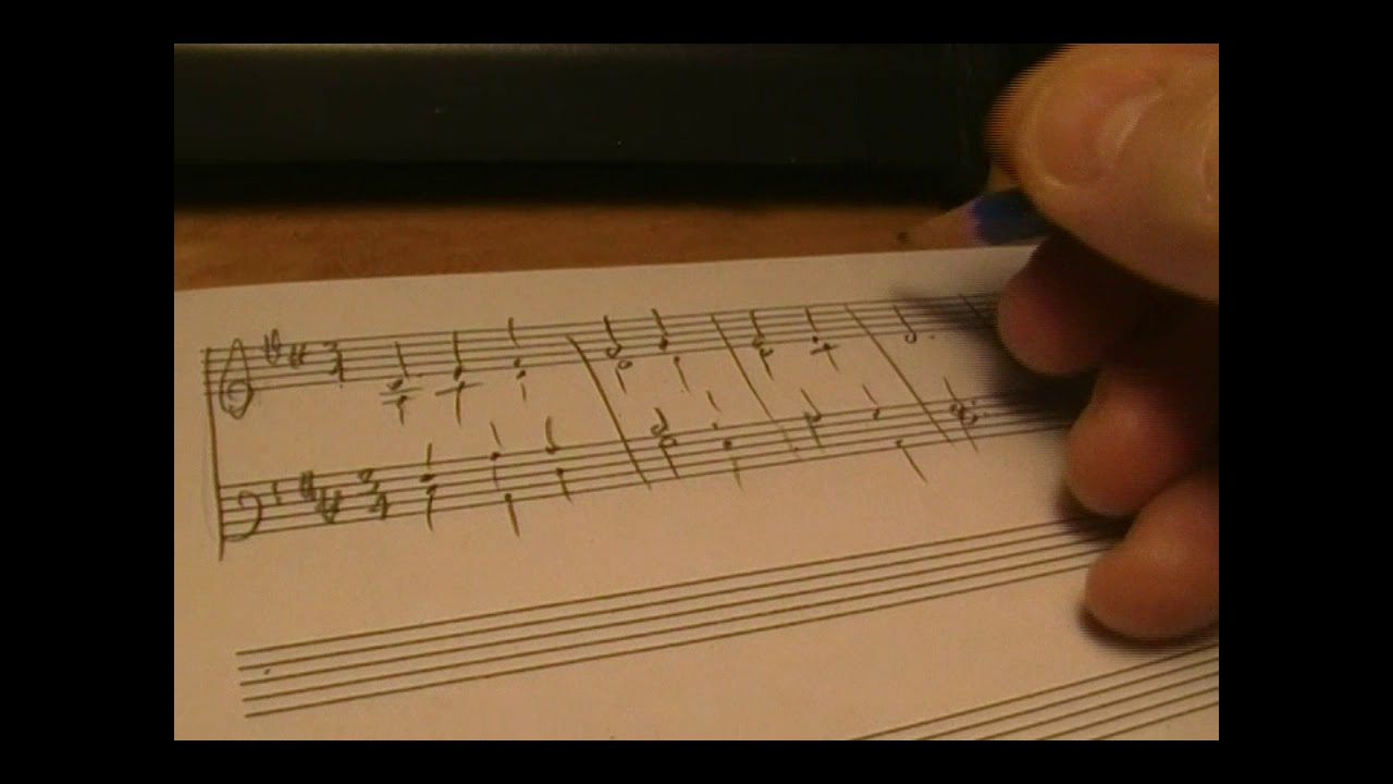 Mark Mitchell Score Production Demo 3 - Harmonizing and Scoring Hymns