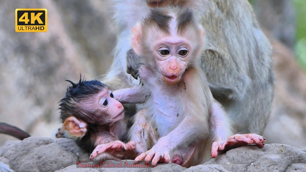 BRIANNA STORY! NOW CAN WATCH BORIS PLAYING WITH VERY THINN NEWBORN BENJI | Natural Life of Animals