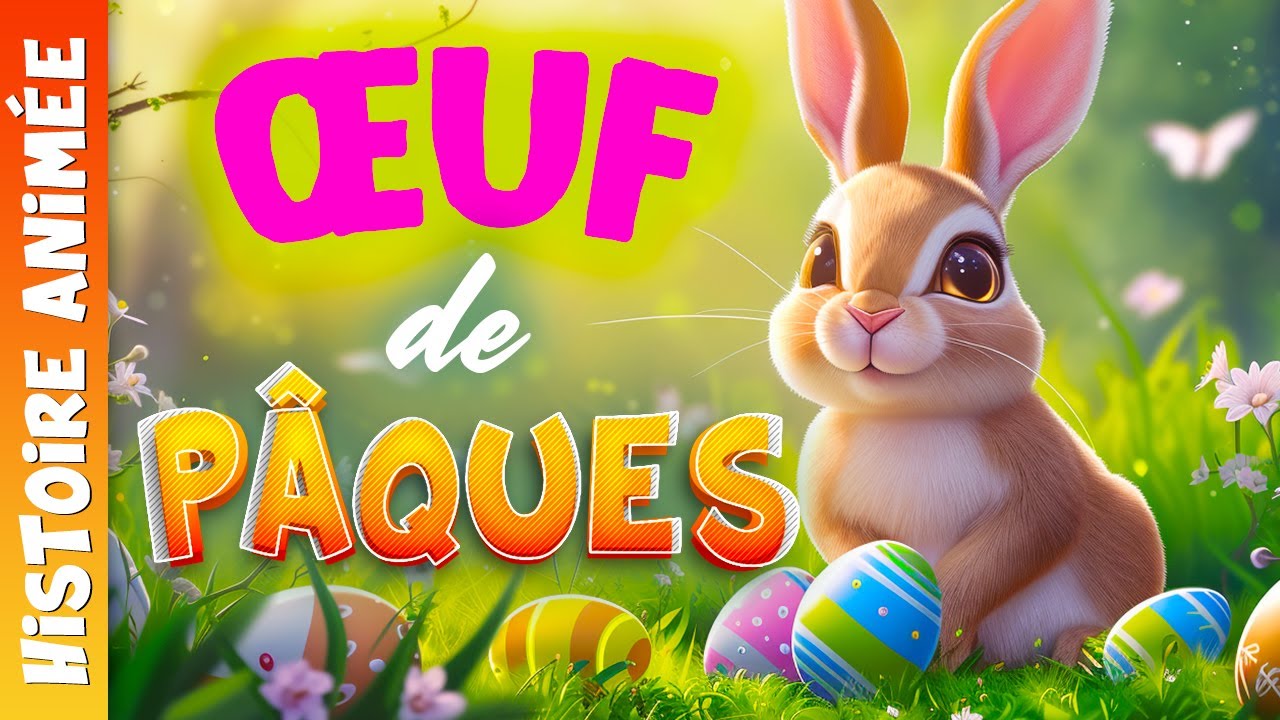 L&eacute;on Le Lapin de Paques🐰Histoire pour enfant, Conte pour s'endormir le soir, Cloche, f&ecirc;te, &OElig;uf
