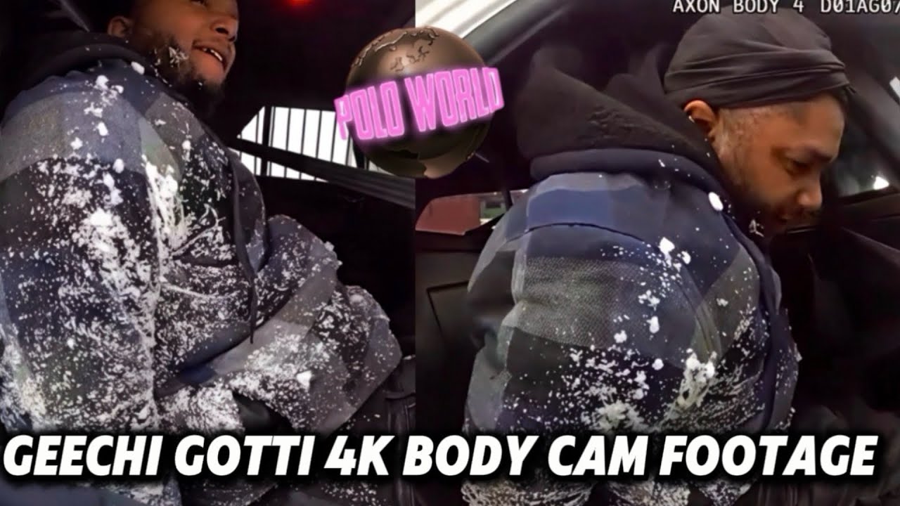 GEECHI GOTTI OFFICIAL 4K BODY CAM ARREST FOOTAGE RELEASED ‼️😳 