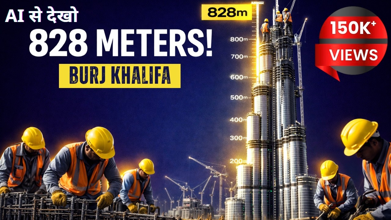 Aiसे देखो🔥! Burj Khalifa: 828 मीटर की वो कहानी जिसने दुनिया हिला दी! 😱 Burj Khalifa Documentary