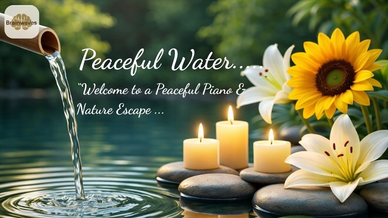 🌿 Relaxing Piano music with Water Sounds — Deep Sleep, Stress Relief & Inner Peace. Live. #relax