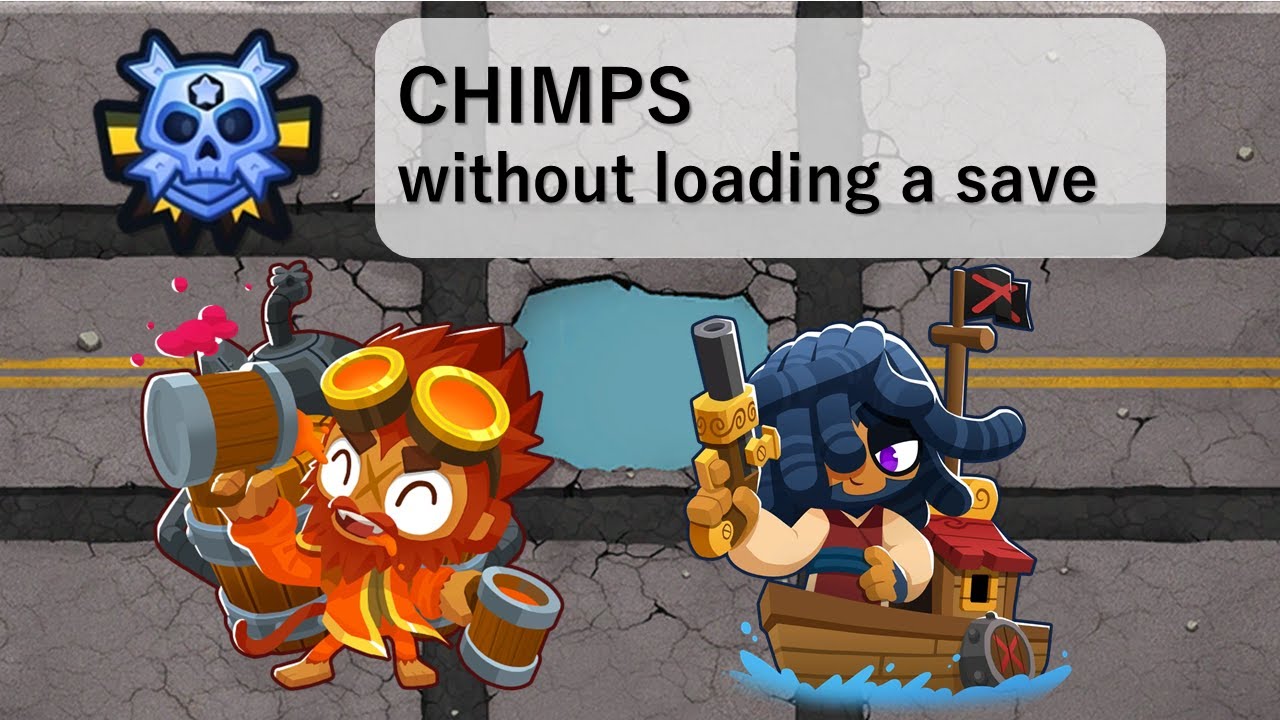BloonsTD6 ♯ОUCH CHIМPS black border