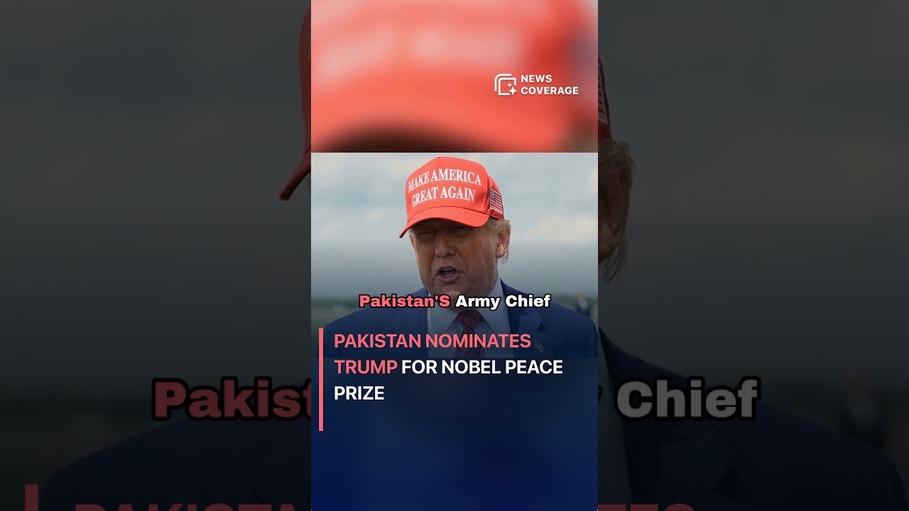 Breaking News: Pakistan Nominates Trump for Nobel Peace Prize #politics