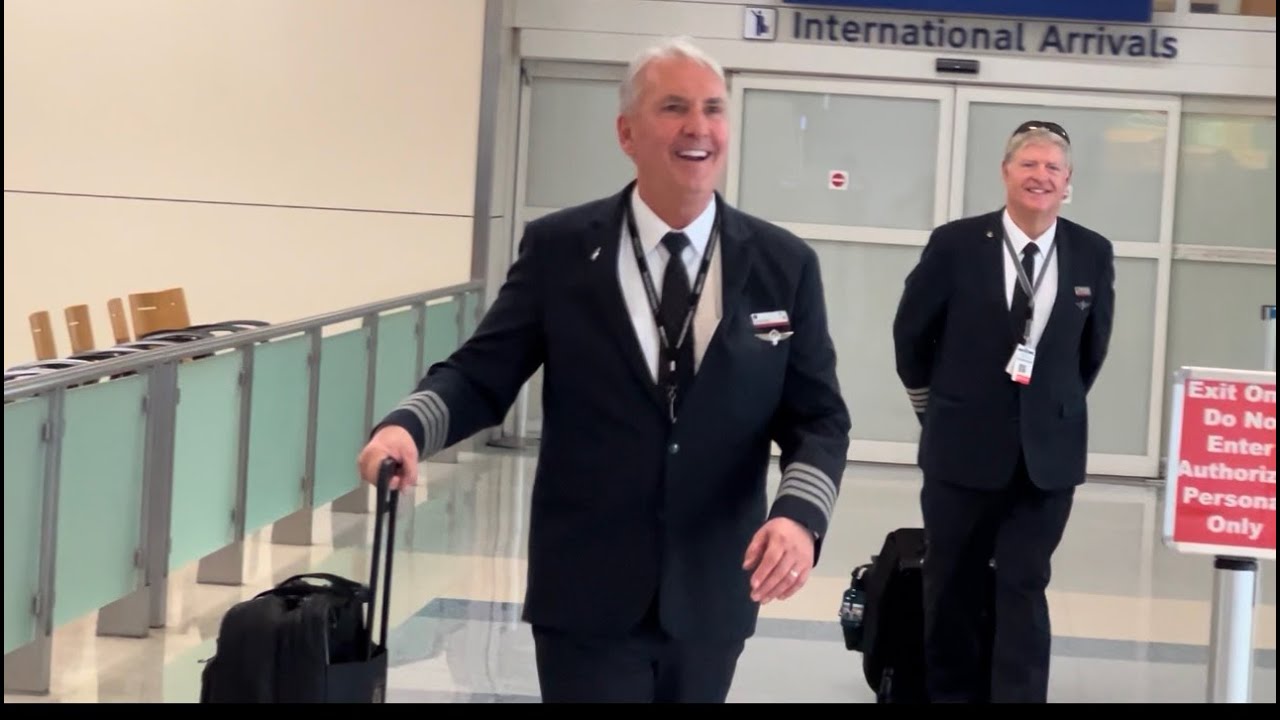 American  Airlines Captain Jeff Price Retirement January 17, 2025 DFW Airport Texas