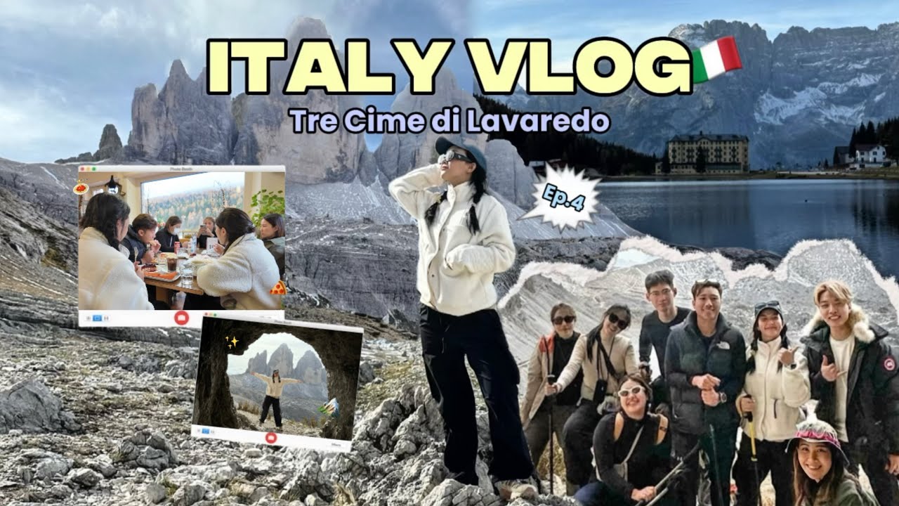 Vlog | Dolomites, Italy 2024 เดินเขาที่ Tre Cime di Lavaredo ไฮไลท์แห่งโดโลไมท์ ⛰️ ep.4