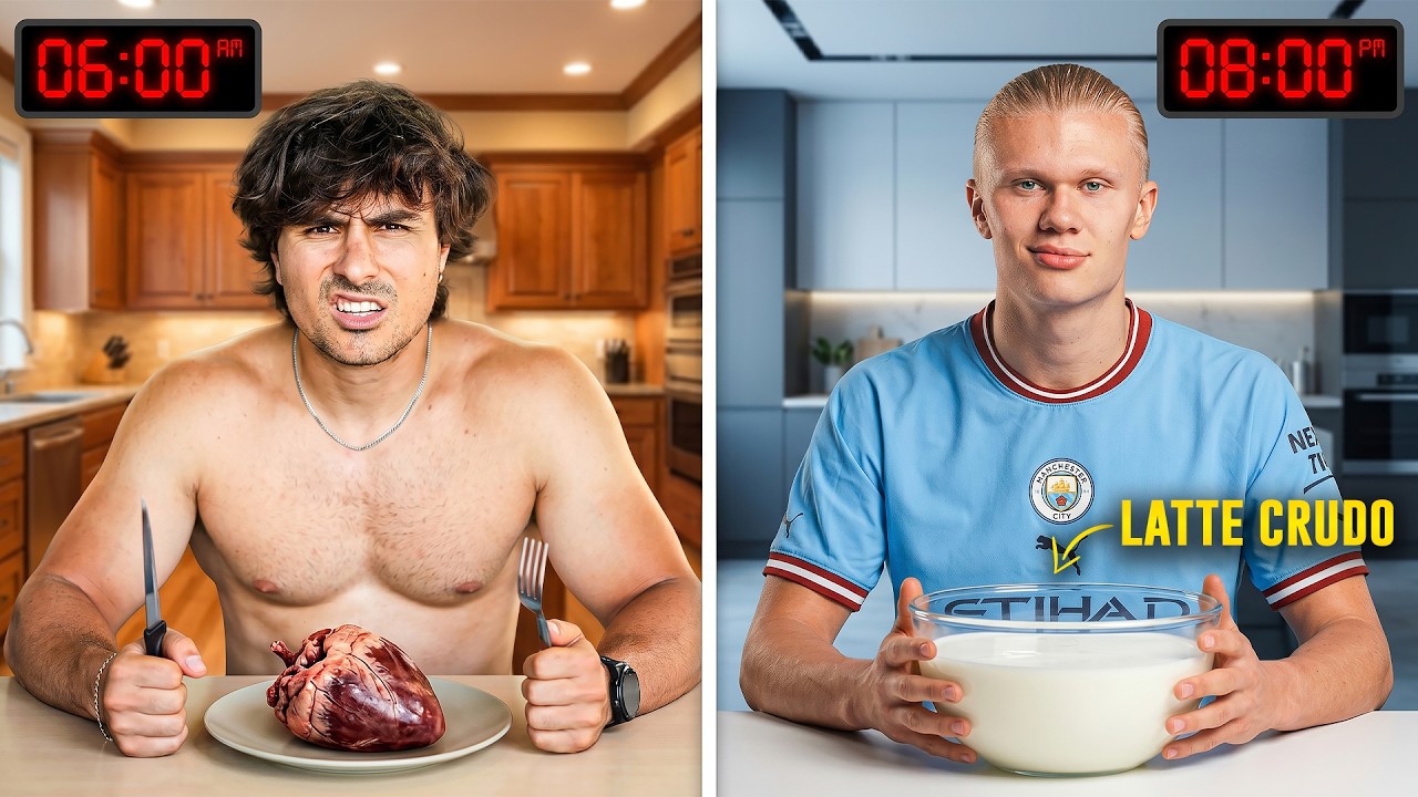 PROVO LA DIETA ESTREMA DI ERLING HAALAND (cuore crudo🤢)