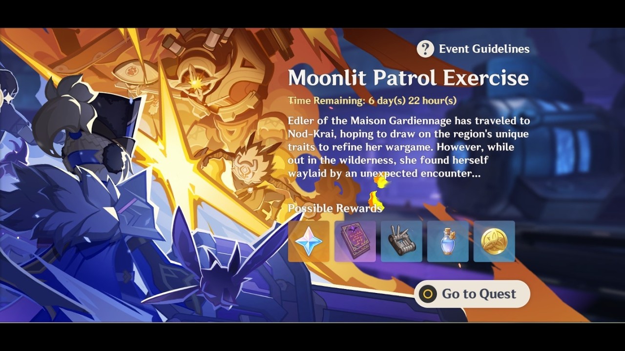 Moonlit Patrol Exercise | Event Archive | Genshin Impact Luna 4