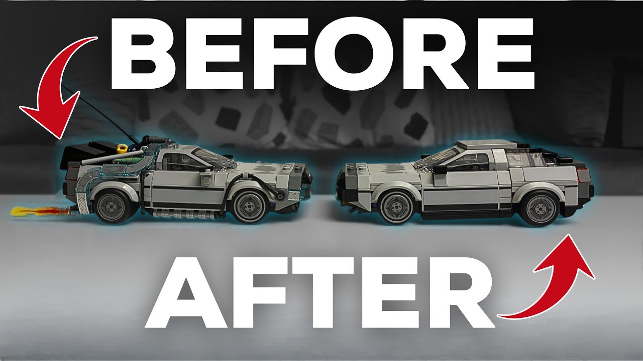 I Made A Regular DeLorean From This LEGO Set (You Can Too)